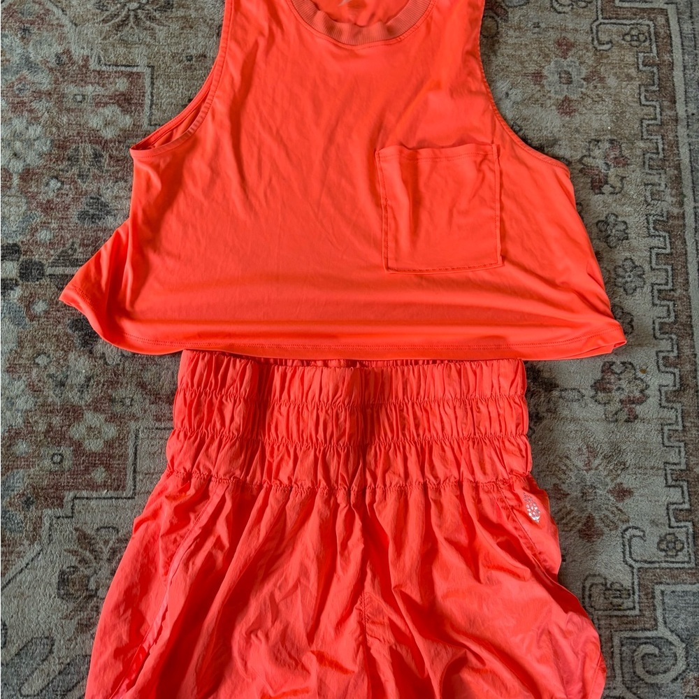 FP Movement by Free People Orange Athletic Shorts